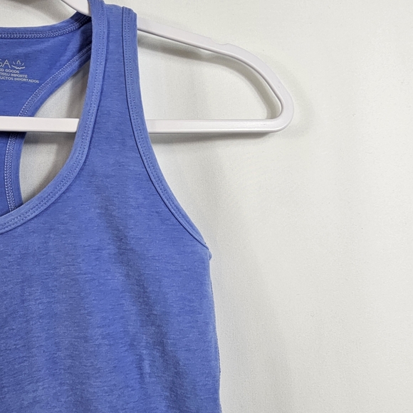 Beyond Yoga Step Up Tank In Periwinkle Cloud Heather - Size S - Picture 3 of 9